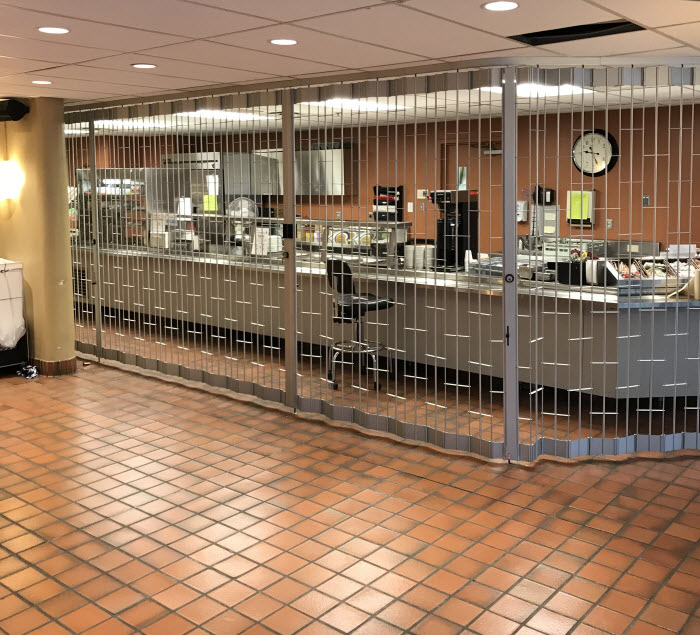 portes accordeon sur mesure industrielle